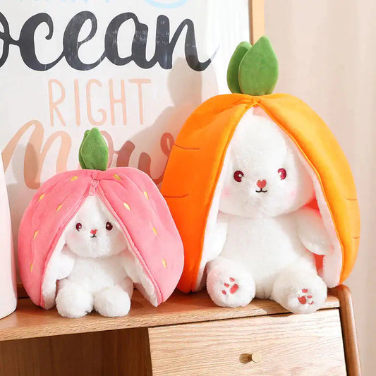 Strawberry and Carrot Rabbit Plush Toy